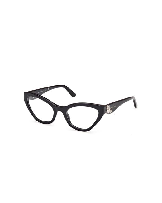 Guess Black Gm50038 001 Optical Frames Acetate Cat Eye Normal