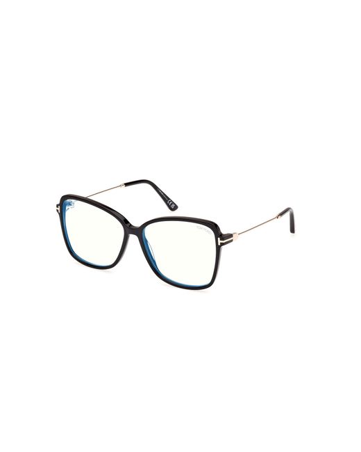 Tom Ford Black Ft5953-B 001 Optical Frames Acetate Butterfly Normal