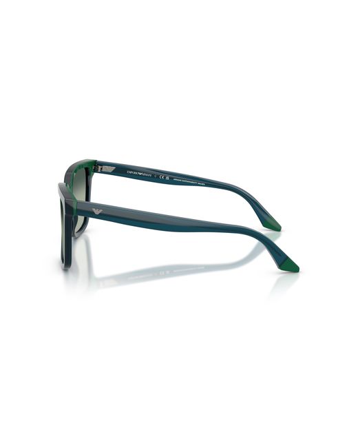 Emporio Armani Black Ea4261 631919 Sunglasses Acetate Geometric Normal Shaded