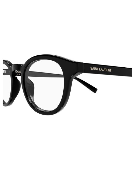 Saint Laurent Black Sl 876 Opt 001 Optical Frames Acetate Transparent Round