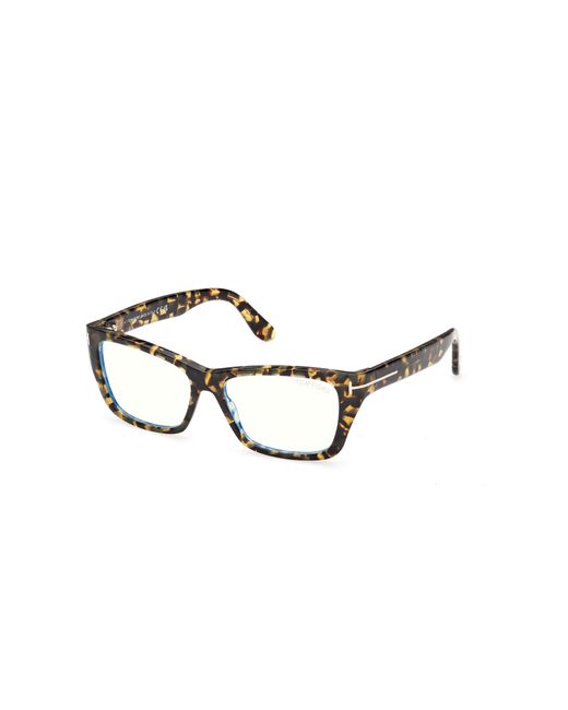 Tom Ford Black Ft6132-B 055 Optical Frames Acetate Butterfly Normal