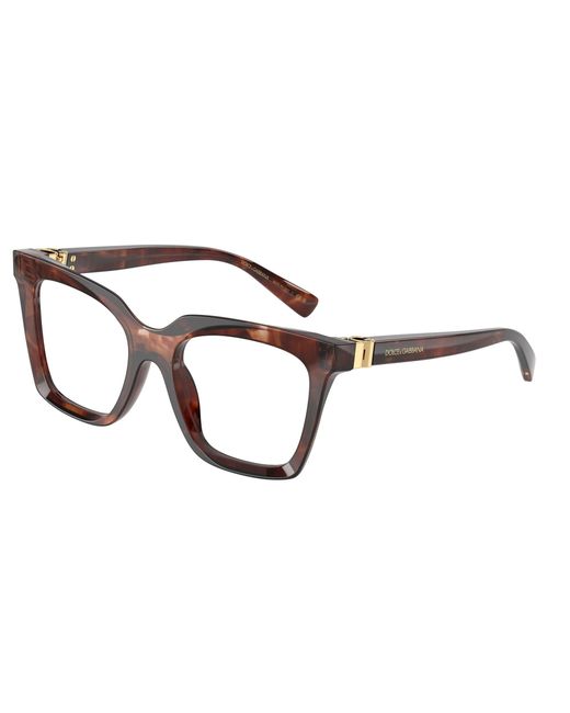Dolce & Gabbana Black Dg3417 3222 Optical Frames Acetate Squared Normal