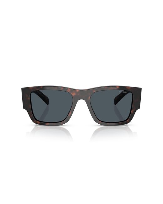 Prada Black Pr 10Zs 17N70B Sunglasses Acetate Pillow Normal for men