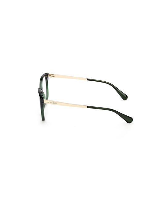 MAX&Co. Black Mo5200 096 Optical Frames Injected Round Normal