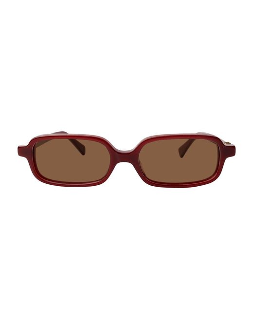 Xlab Brown Filicudi Sunglasses Acetate Smoke Squared Polarized