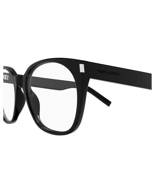 Saint Laurent Black Sl 897 001 Optical Frames Acetate Transparent Cat Eye