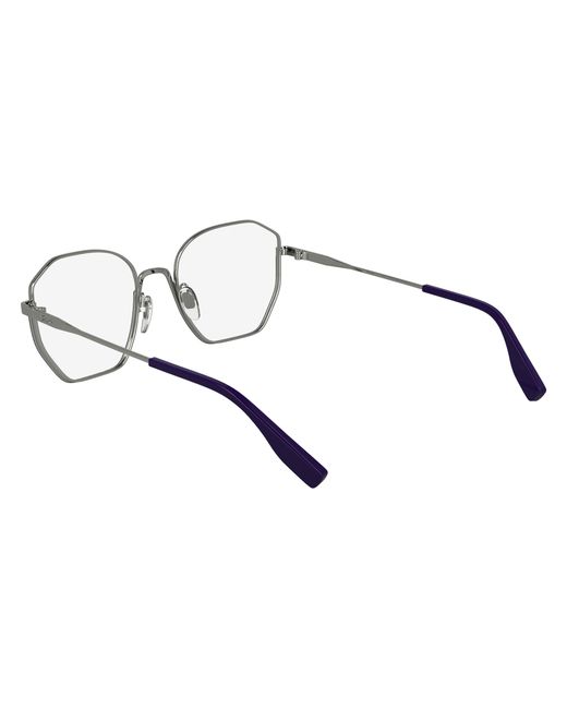 Karl Lagerfeld Black Kl356 532 Optical Frames Metal Squared Normal