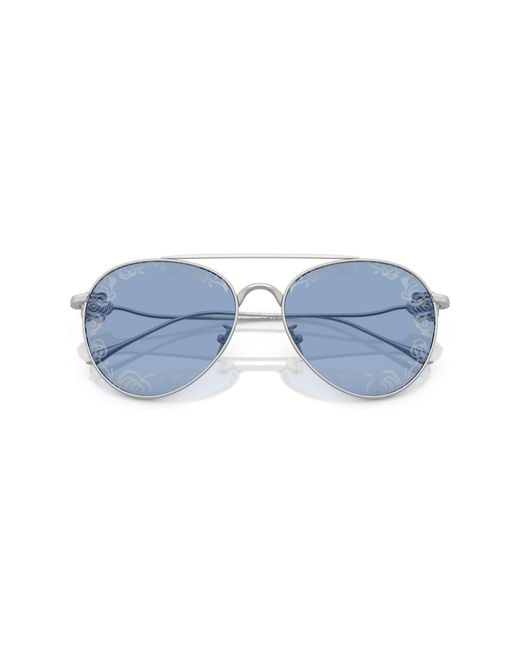 Giorgio Armani Black Ar6167 3045Am Sunglasses Metal Pilot Normal