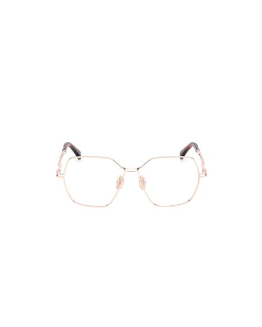 Max Mara Black Mm5154 033 Optical Frames Metal Round Normal