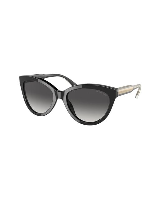 Michael Kors Black Mk2158 Makena 30058G Sunglasses Plastic Cat Eye Normal Shaded