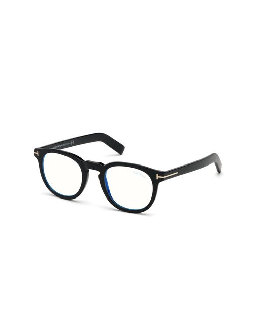Tom Ford Black Ft5629-B 052 Optical Frames Acetate Round Normal for men