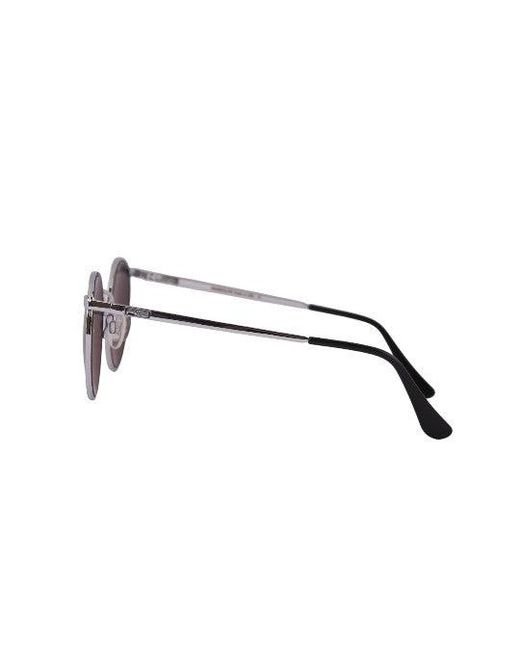 Randolph Engineering Metallic P3020 Bright Chrome Outlet Sunglasses Metal Round Normal