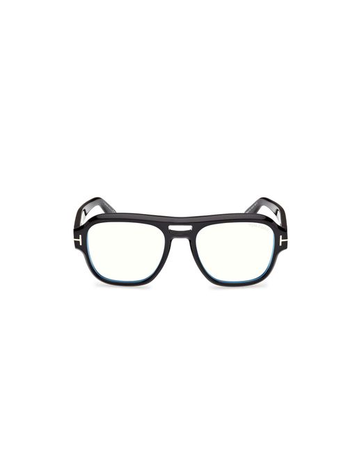 Tom Ford Black Ft6085-B 001 Optical Frames Acetate Squared Normal for men