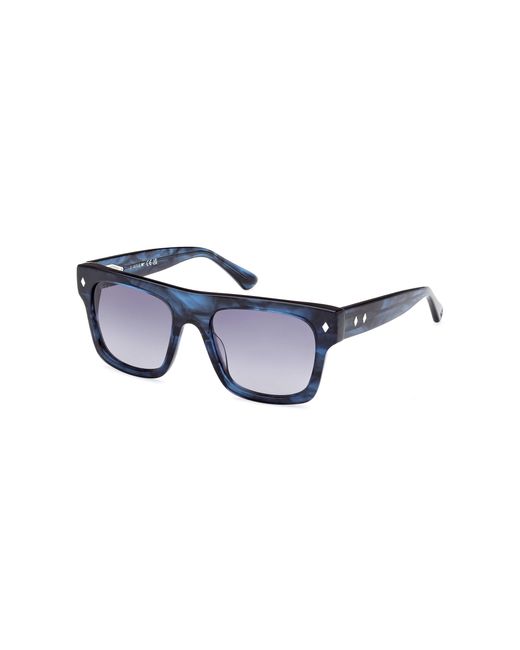 Web Black We0354 92W Sunglasses Acetate Squared Normal Shaded for men