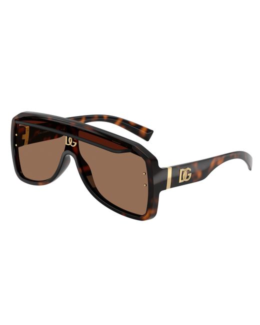 Dolce & Gabbana Black Dg6205 502/73 Sunglasses Injected Pilot Normal