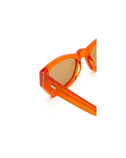 Retrosuperfuture Orange Gcj Amata Estate Mandarino Sunglasses Acetate Squared