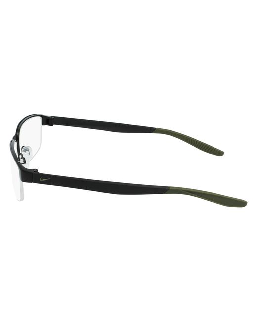 Nike Black 8138 003 Optical Frames Metal Squared Photochromatic for men