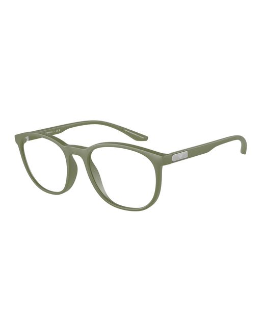 Emporio Armani Black Ea3229 5424 Optical Frames Injected Transparent Pantos Normal for men