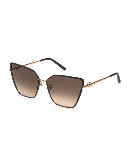 Furla Black Sfu890 02Am Sunglasses Metal Butterfly Normal Nuanced