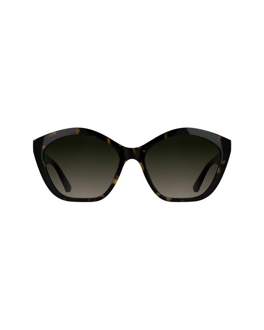 Karl Lagerfeld Black Kl6222S 242 Sunglasses Bio-Injected Cat Eye Normal