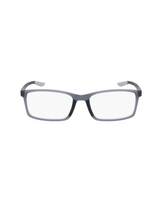 Nike Black 7287 034 Optical Frames Plastic Squared Photochromatic for men