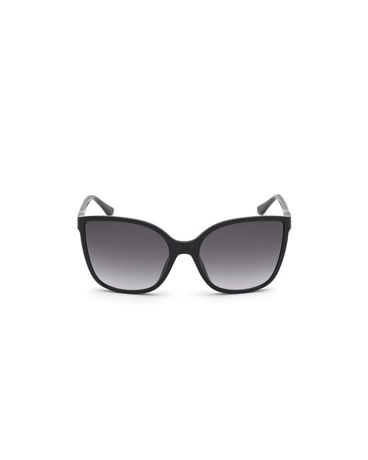 Guess Black Gu7748 01B Sunglasses Injected Squared Normal Shaded