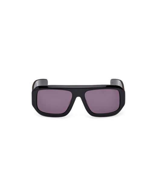 Adidas Black Or0131 01A Sunglasses Acetate Smoke Squared Normal