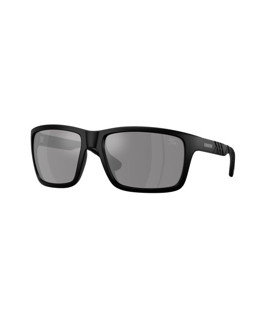 Burberry Black Be4483 34646G Sunglasses Injected Squared Normal for men