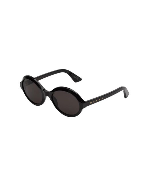 Marni Black Jx3 Nozea Sunglasses Acetate Round Normal