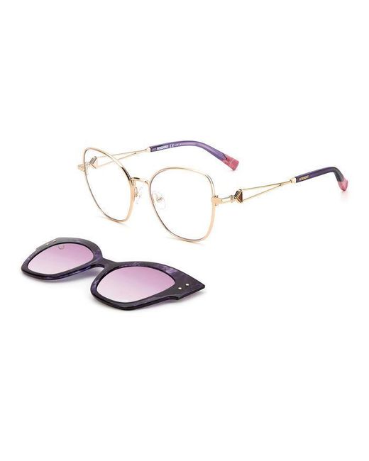 Missoni Black Mis 0054/Cs J5G/9R Sunglasses Metal Cat Eye Normal Shaded