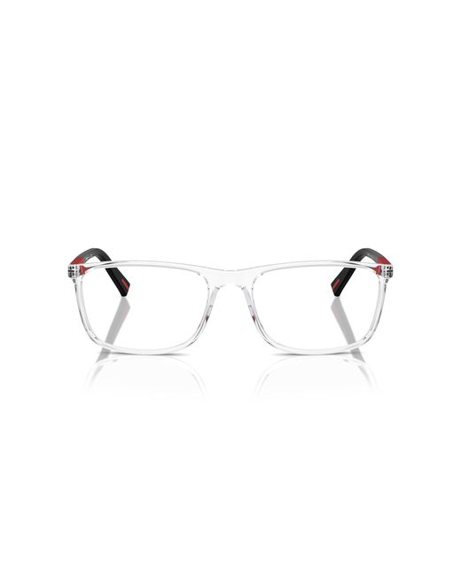 Prada Linea Rossa Black Ps 03Qv 2Az1O1 Optical Frames Injected Squared Normal for men