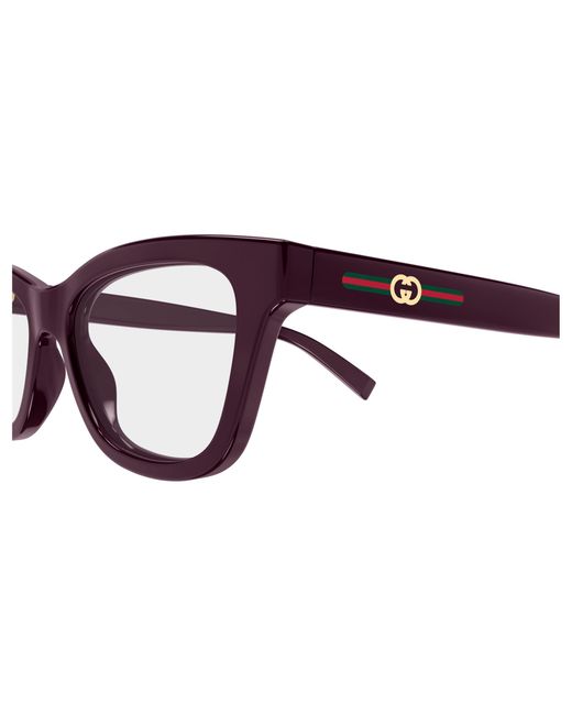 Gucci Black Gg1983O 003 Optical Frames Injected Transparent Cat Eye