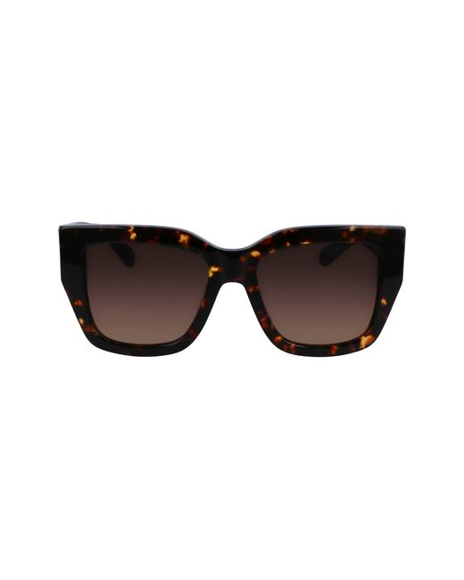 Ferragamo Black Sf1104S 242 Sunglasses Acetate Squared Normal Shaded