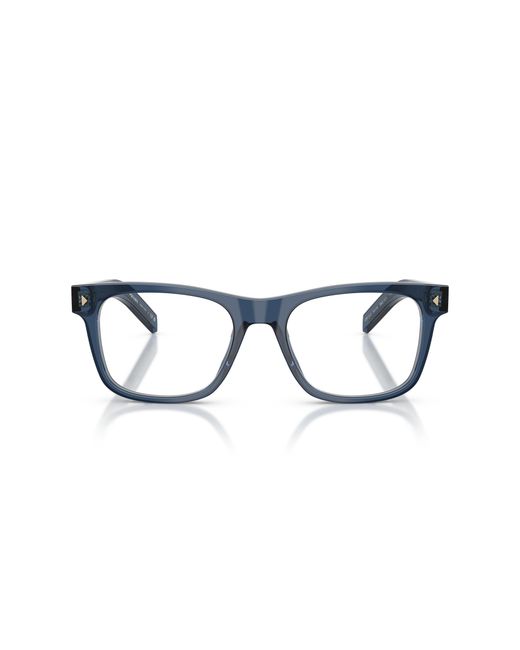 Prada Black Pr A13V 08Q1O1 Optical Frames Acetate Pillow Normal for men