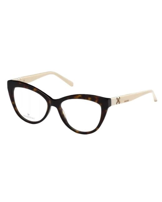 Swarovski Black Sk5226 052 Optical Frames Outlet Acetate Cat Eye