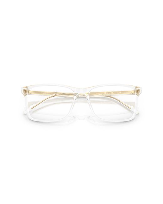 Giorgio Armani Black Ar7258 6075 Optical Frames Acetate Squared Normal for men