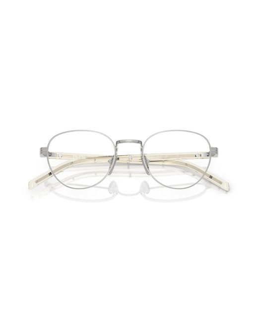 Prada Black Pr B53V 1Bc1O1 Optical Frames Metal Round Normal