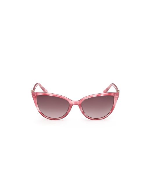 Guess Pink Gu00189 74F Sunglasses Injected Cat Eye Normal