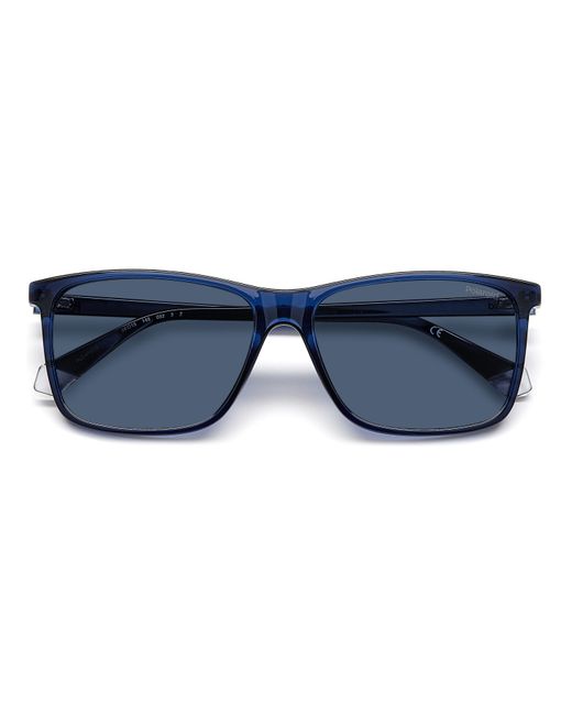 Polaroid Black Pld 4137/S Pjp/C3 Sunglasses Plastic Squared Polarized for men