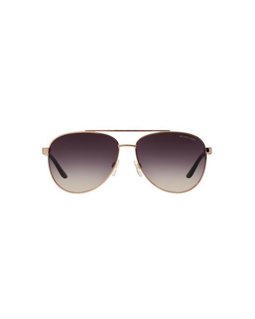 Michael Kors Black Mk5007 Hvar 109936 Sunglasses Metal Pilot Normal Shaded