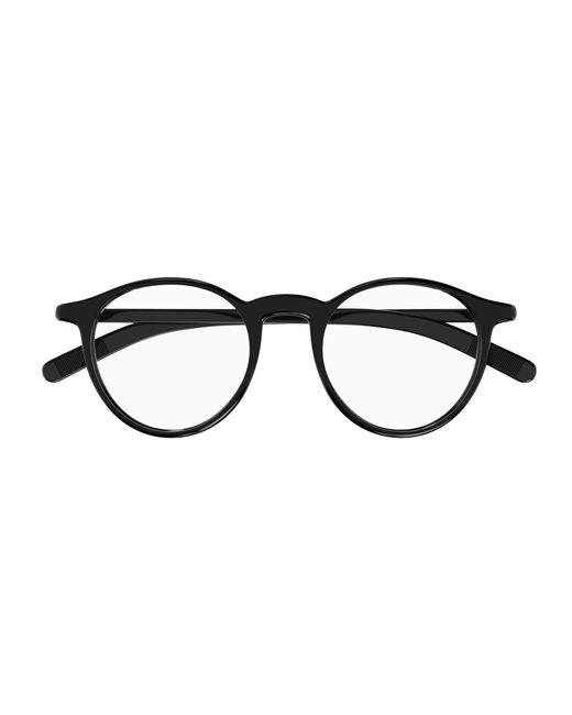 Montblanc Black Mb0329O 001 Optical Frames Transparent Round for men
