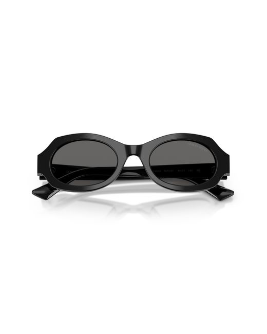 Giorgio Armani Black Ar8245Hu 587587 Sunglasses Acetate Geometric Normal