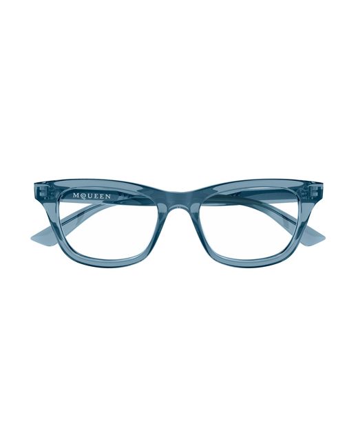 McQueen Black Am0515O 010 Optical Frames Acetate Transparent Cat Eye