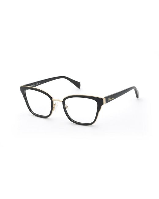 Blumarine Black Vbm899S 300 Optical Frames Metal Cat Eye