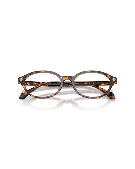 Versace Black Ve3393D 5514 Optical Frames Acetate Transparent Round Normal