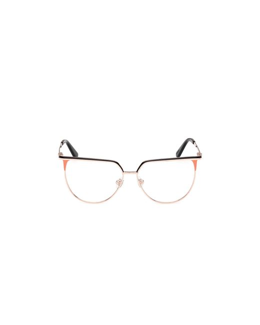 Guess Black Gu50147 028 Optical Frames Metal Cat Eye Normal