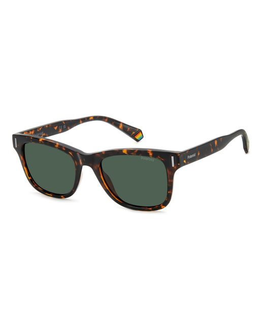 Polaroid Green Pld 6206/S 086/Uc Sunglasses Polycarbonate Squared Polarized