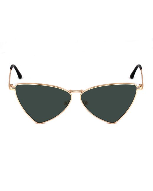 Xlab Black Pico Sunglasses Metal Light Cat Eye Shaded