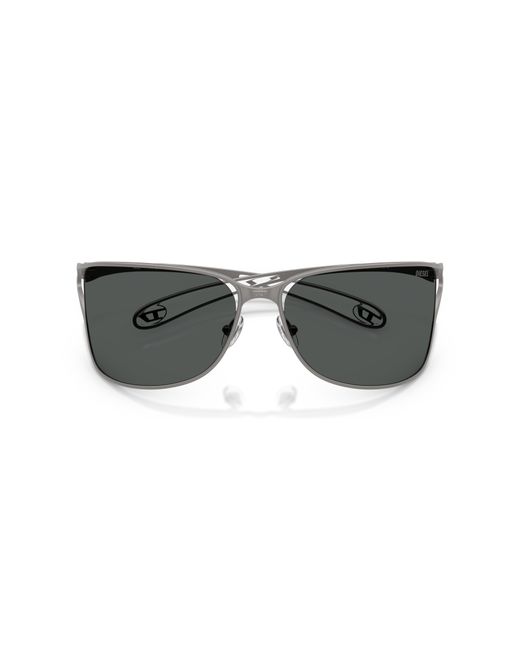 DIESEL Black Dl1019 100987 Sunglasses Metal Pillow Normal