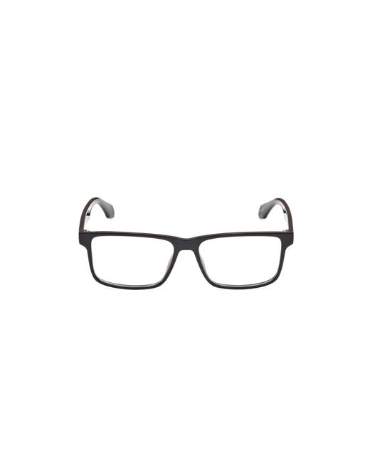 Adidas Black Or5087 001 Optical Frames Injected Squared Normal for men